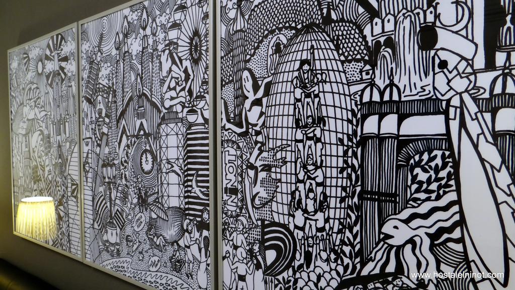 Hostal El Ninot Barcelona Exterior foto